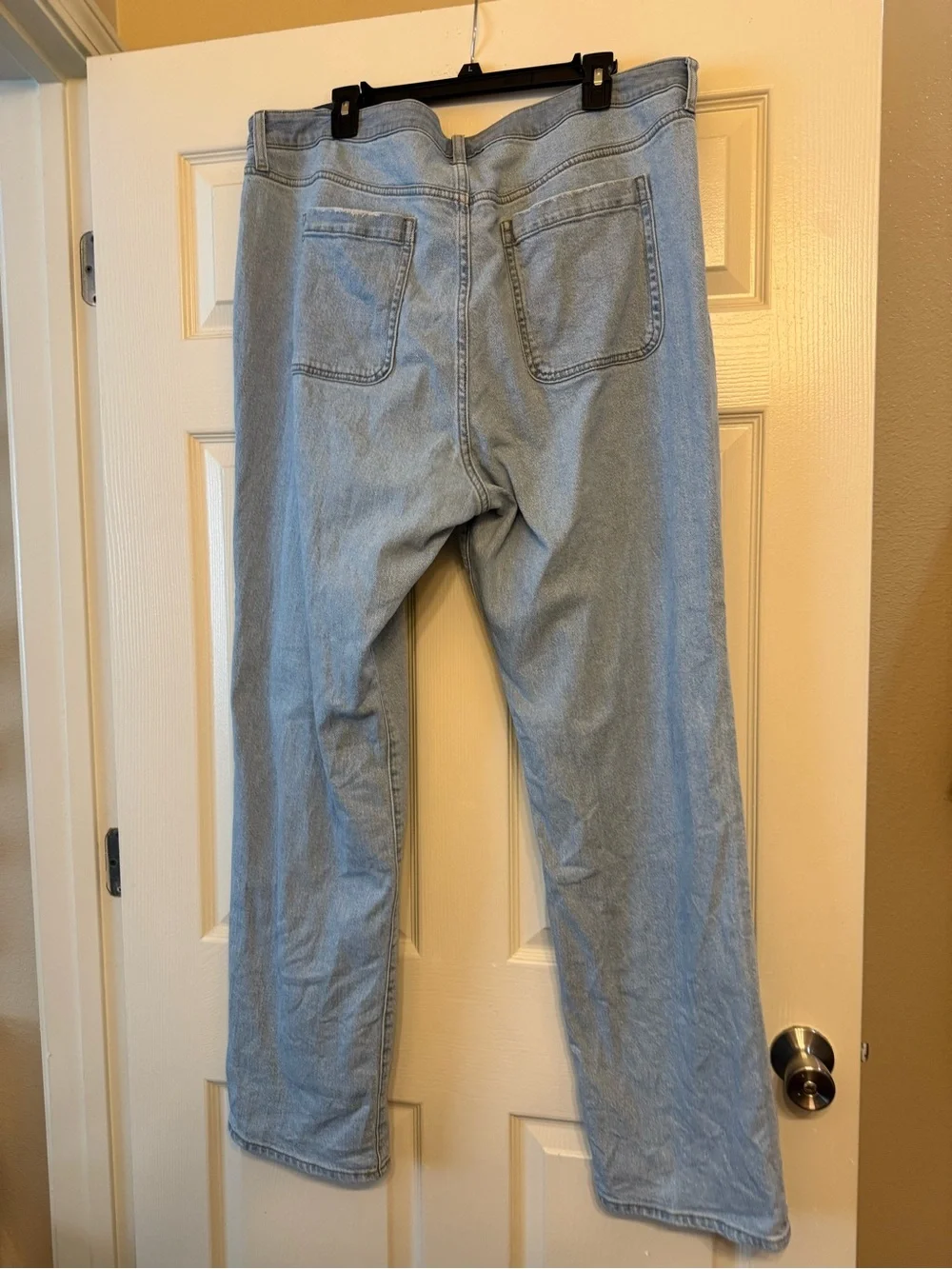 torrid Light Wash Straight Leg Jeans with Front Patch Pockets